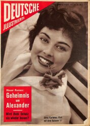 DEUTSCHE JIIUSTRIERTE Nr 33 13 August 1955 - Elma Karlowa, Bubi Scholz NDR84005 - Gökçekoleksiyon