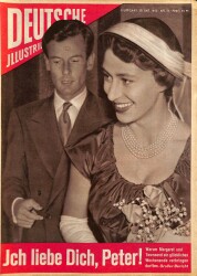 DEUTSCHE JIIUSTRIERTE Nr 44 29 Okt 1955 - Prinzessin Margaret, Peter NDR83997 - Gökçekoleksiyon