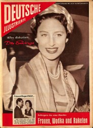 DEUTSCHE JIIUSTRIERTE Nr 46 16 November 1957 - Marisa Pavan, Grace Kelly , Prinz Rainier NDR84027 - Gökçekoleksiyon