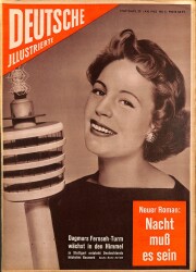 DEUTSCHE JIIUSTRIERTE Nr 5 29 Jan 1955 - Vicky Martin, Jeanne Crain NDR84016 - Gökçekoleksiyon