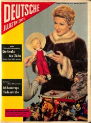 DEUTSCHE JIIUSTRIERTE Nr 51 21 Dezember 1957 - Sophia Loren, Romy Schneider , Paul Hubschmid NDR84025 - Gökçekoleksiyon
