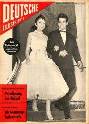 DEUTSCHE JIIUSTRIERTE Nr 6 8 Februar 1958 - Barbara Frey , Ruth Erbardt NDR84021 - Gökçekoleksiyon