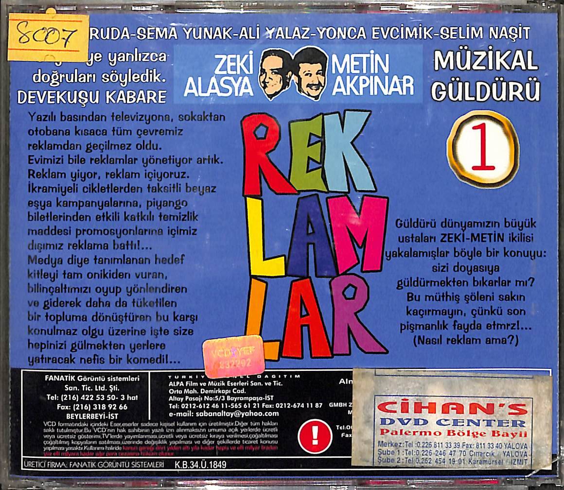 Devekuşu Kabare Reklamlar 1 VCD Film VCD27106 - 2