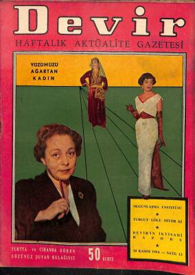Devir Haftalık Aktüalite Gazetesi 20 Kasım 1954 - Rhonda Fleming Boşanıyor NDR38368 - 1