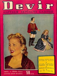 Devir Haftalık Aktüalite Gazetesi 5 Şubat 1955 - Güzel Sesli Elçi Ferhan Onat NDR38374 - Gökçekoleksiyon