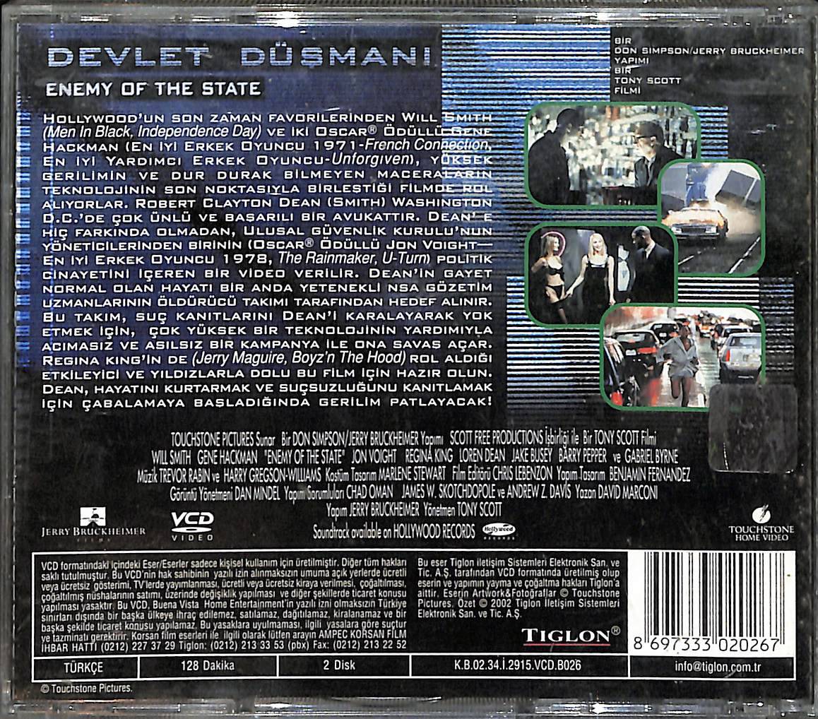 Devlet Düşmanı VCD Film (İkinci El) VCD27605 - 2