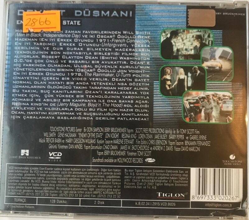 Devlet Düşmanı VCD Film VCD4435 - 2