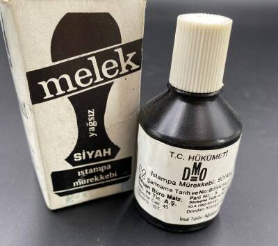 Devlet Malzeme Ofisi Istampa Mürekkebi 1992 (Sıfır Dolu Kutu) AOB3311 (N) - 1