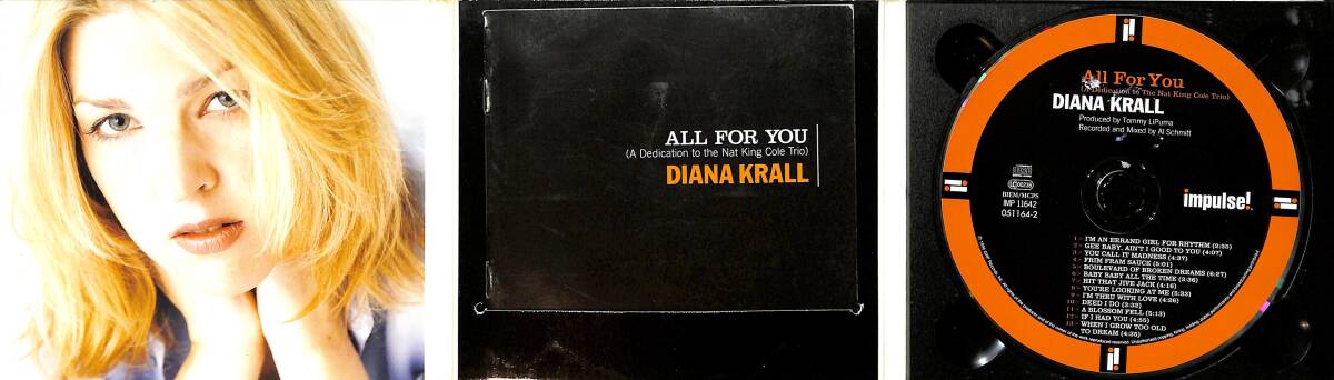 Diana Krall - All For You CD (İkinci El) CD4510 - 2