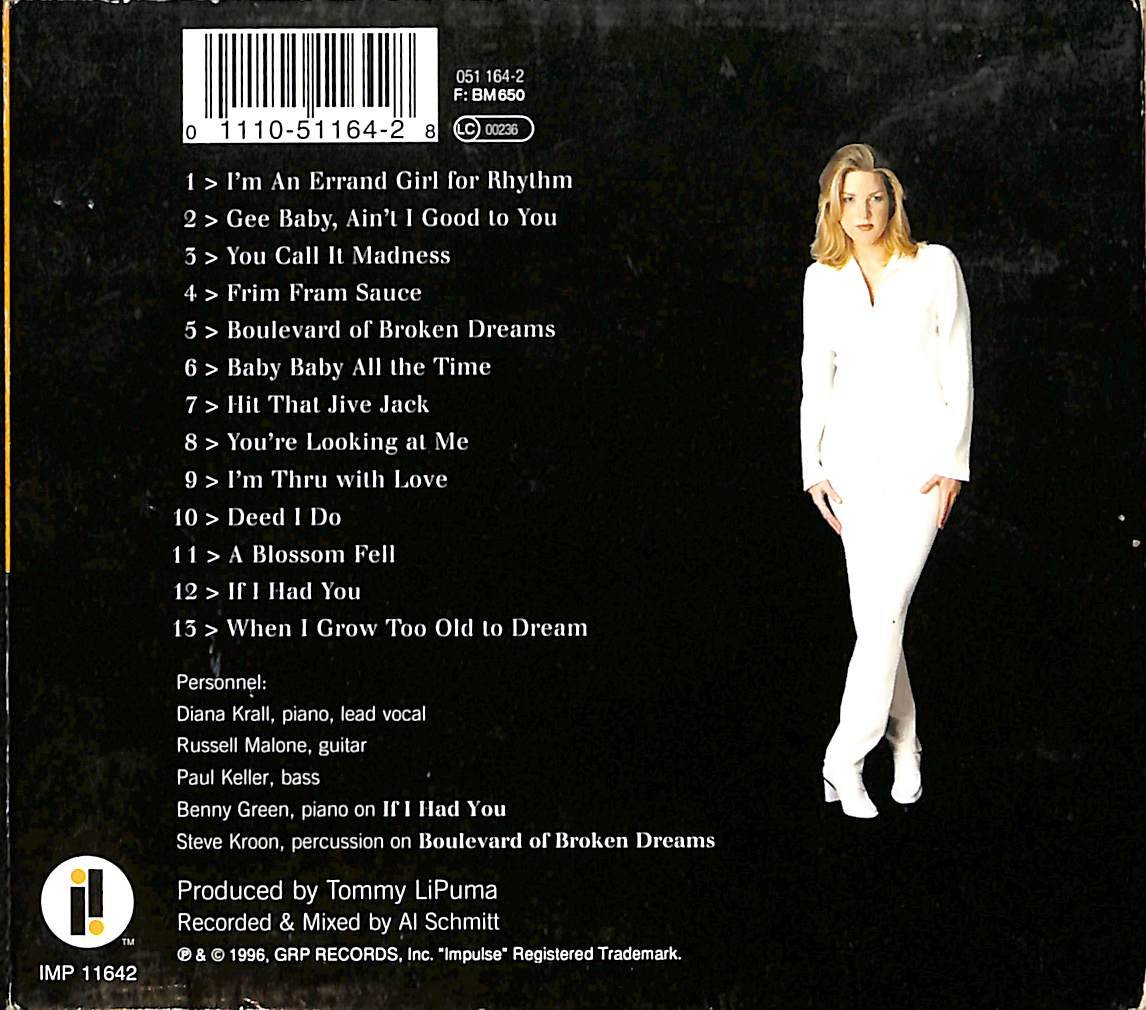 Diana Krall - All For You CD (İkinci El) CD4510 - 3
