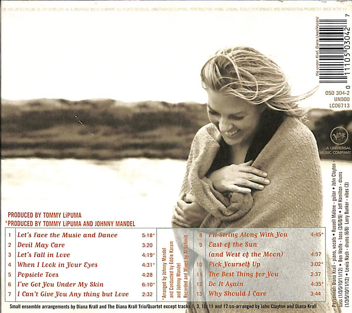 Diana Krall – When I Look in Your Eyes | Verve Müzik CD (İkinci El - 1999- Orijinal Avrupa Birliği Baskısı) CD5938 - 3