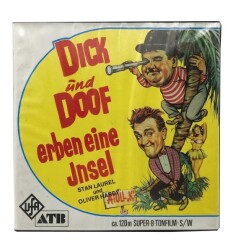 Dick ünd Doof Erben Eine Insel (Almanca Eski Film - 1975) AOB1672 - 1