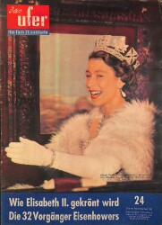 Die Farb Illustrierte Ufer 1952 - Königin Elisabeth, Schwester Kenny NDR84965 - Gökçekoleksiyon