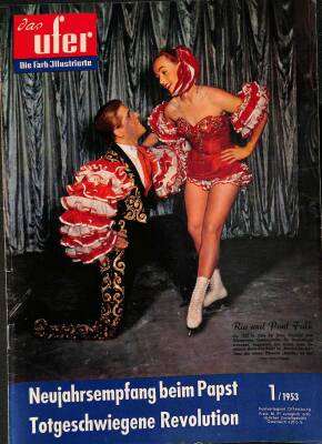 Die Farb illustrierte Ufer 1953 - Ria und Paul Falk, Papst und Vatikan NDR61986 - 2