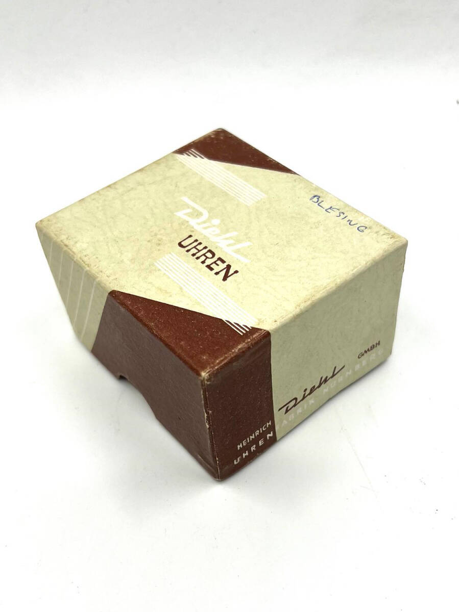 Diehl Alman Kurmalı Masa Saati – Kutusunda Kullanılmamış | Vintage Mechanical Clock AOB4198 - 4