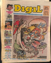 Dıgıl Mizah Dergisi Sayı 104 25 Nisan 1991 NDR85037 - Gökçekoleksiyon
