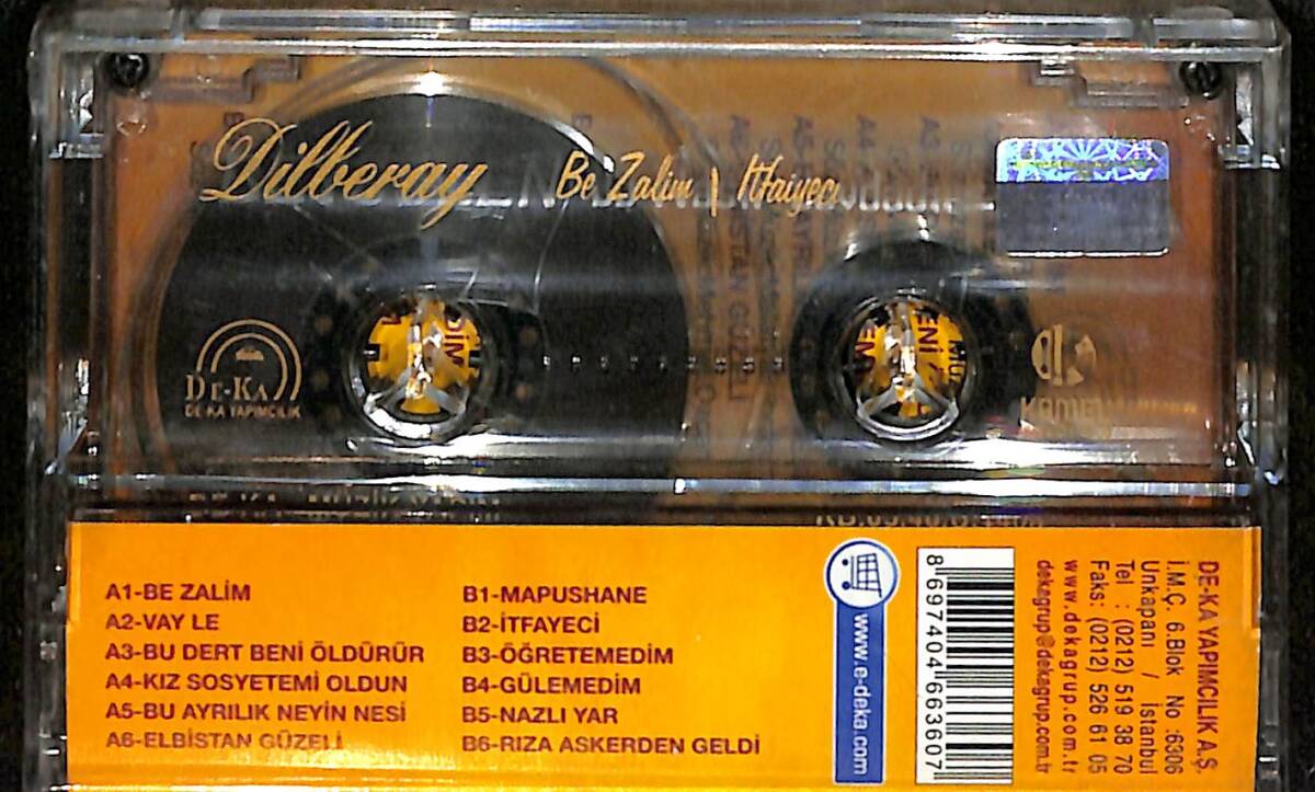 Dilberay - Be Zalim/İtfaiyeci Kaset (Sıfır) KST28703 - 2