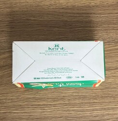 POPTİP (KENT ) Yeşil -1980s Şekersiz Sakız.Açılmamış Kutu # SKZ2045 - 3