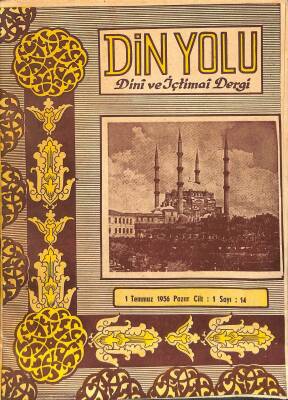 DİN YOLU Dini ve İçtimai Dergi 1 Temmuz 1956 Sayı14 DRG27 - 1