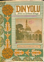 DİN YOLU Dini ve İçtimai Dergi 12 Nisan 1956 Sayı4 DRG26 - Gökçekoleksiyon