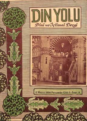 DİN YOLU Dini ve İçtimai Dergi 17 Mayıs 1956 Sayı9 DRG23 - 1