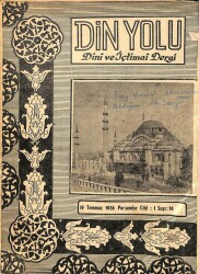 Din Yolu Dini ve İçtimai Dergi 19 Temmuz 1956 Perşembe Sayı16 DRG169 - Gökçekoleksiyon