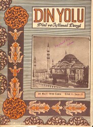 DİN YOLU Dini ve İçtimai Dergi 30 Mart 1956 Sayı2 DRG25 - Gökçekoleksiyon