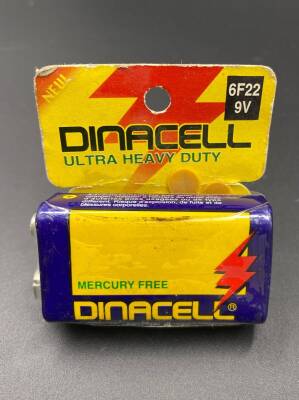 Vintage Dinacell Pil – Sıfır (NOS) Kutulu Mini Koleksiyonluk Reklam Ürünü AOB3483 - 1