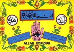 Dini Temalı Kartpostal 