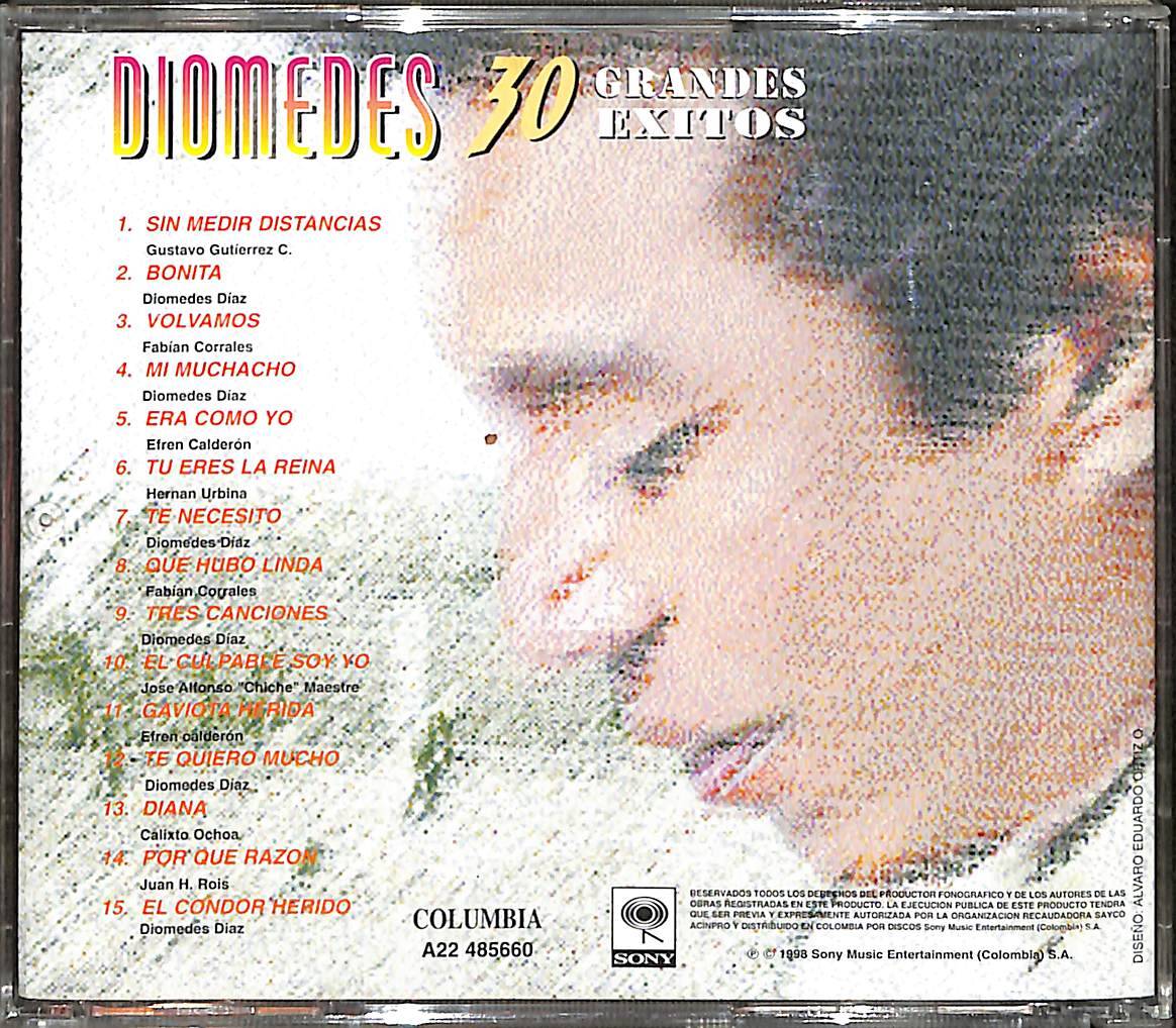 Diomedes Díaz - 30 Grandes Exitos CD (İkinci El) CD4031 - 2