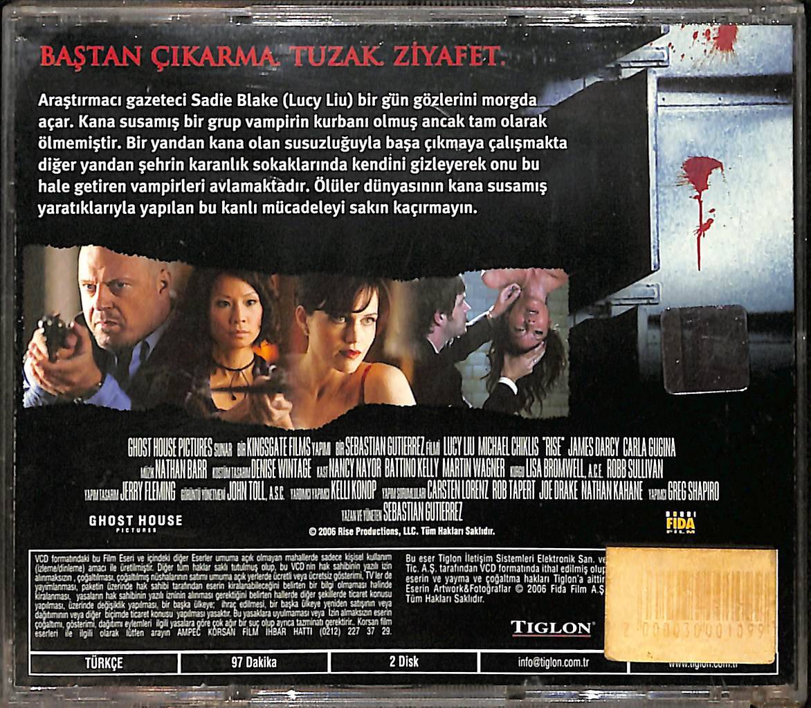 Diriliş: Vampir Avcısı (2007) Orjinal VCD Film ' Lucy Liu ' VCD28402 - 2