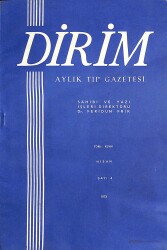 DİRİM Aylık Tıp Gazetesi Nisan 1973 Sayı 4 NDR77368 - Gökçekoleksiyon