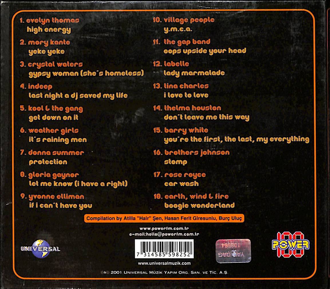 Disco Fever - 100 Power CD (İkinci El) CD5490 - 2