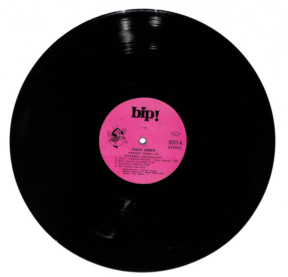 Disco Göbek Kemani Cemal ve İstanbul Çalgıcıları | Bip Plāk Plak 33'lük LP (Long Play) PLAK (10/6.5) 