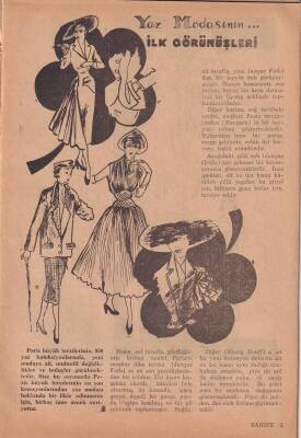 DİŞİ KUŞ Kadın Dikiş Nakış Moda Dergisi - Kapak Eksiktir Çanta Ve Eldiven NDR53310 - 1