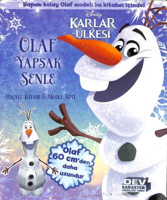 Disnep Karlar Ülkesi Olaf Yapsak Senle Hikaye Kitabı Ve Model Kiti KTP2477 - 1