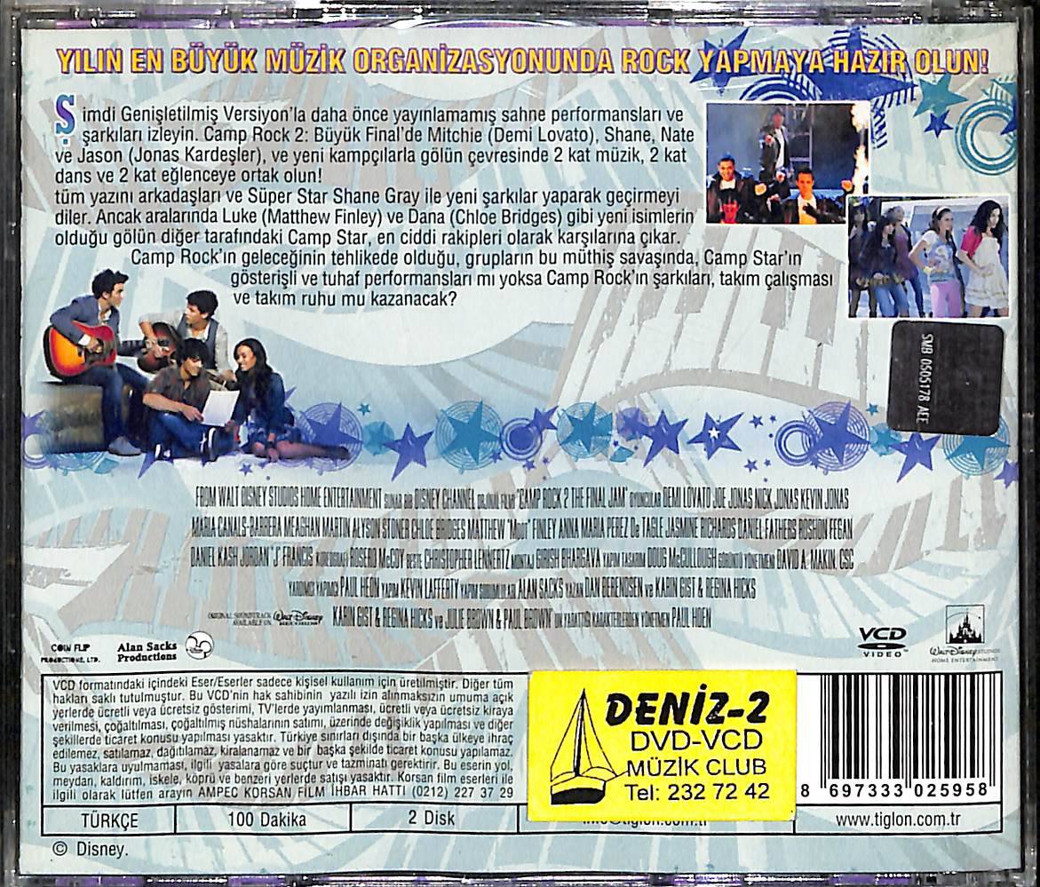 Disney Camp Rock 2 – Büyük Final Genişletilmiş Versiyonu Orjinal VCD Film ' Demı Lovato, Joe Jonas, Kevın Jonas, Nıck Jonas ' VCD28267 - 2