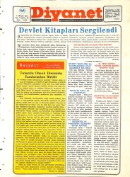 Diyanet Dergisi 1 Aralık 1972 Sayı 56 - Enfarktüs ve Kanserden Ölenlerin Sayısı Artıyor NDR77604 - Gökçekoleksiyon