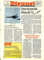 Diyanet Dergisi 1 Haziran 1972 Sayı 44 - Viyanada İki Saatlik İbadet 4500 Liraya Maloluyor NDR77775 - Gökçekoleksiyon