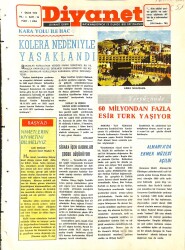 Diyanet Dergisi 1 Ocak 1972 Sayı 34 - Yeryüzünde 60 Milyondan Fazla Esir Türk Yaşıyor NDR77751 - Gökçekoleksiyon