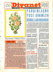 Diyanet Dergisi 1 Şubat 1972 Sayı 36 - Afrika Kıtasında 5 Dil Konuşuluyor NDR77749 - Gökçekoleksiyon