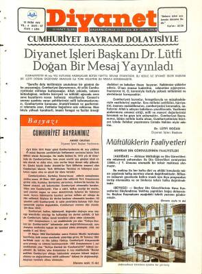 Diyanet Dergisi 15 Ekim 1972 Sayı 53 - Müftülüklerin Faaliyetleri NDR77601 - 1