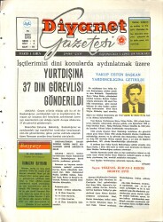 Diyanet Dergisi 15 Ekim 1973 Sayı 78 - Yakup Üstün Başkan Yardımcılığına Getirildi NDR77728 - Gökçekoleksiyon