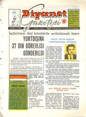 Diyanet Dergisi 15 Ekim 1973 Sayı 78 - Yakup Üstün Başkan Yardımcılığına Getirildi NDR77728 - 1