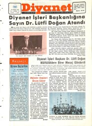 Diyanet Dergisi 15 Eylül 1972 Sayı 51 - Türk Donanma Vakfının Getirdikleri NDR77599 - Gökçekoleksiyon