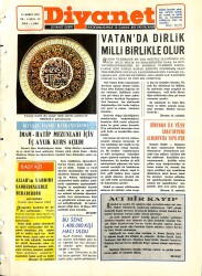 Diyanet Dergisi 15 Şubat 1972 Sayı 37 - Dünyanın İlk Yüzer Sanatoryumu Almanyada Yapılıyor NDR77748 - Gökçekoleksiyon