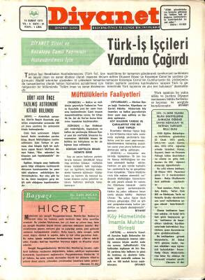 Diyanet Dergisi 15 Şubat 1973 Sayı 61 - Dört Asır Önce Yazılmış Astronomi Kitabı Bulundu NDR77744 - 1