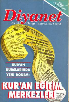DİYANET DERGİSİ SAYI 6 HAZİRAN 1991 KTP3294 - 1