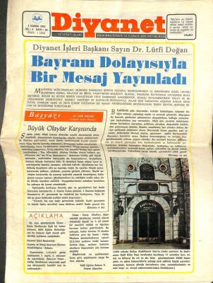 Diyanet Dergisi Yıl 4 Sayı 54 1 Kasım 1972 NDR75938 - 1