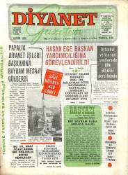 Diyanet Gazetesi Sayı 151 15 Ekim 1976 - Muhammet Ali Türkiye yi Ziyaret Etti NDR82316 - Gökçekoleksiyon